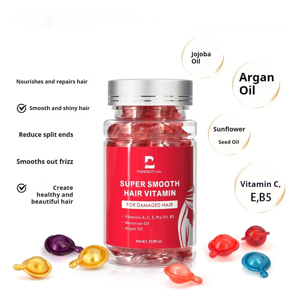 40ml hair care essential oil bottle for frizzy hair treatment in six colour options