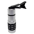 12x universal mobile phone telescope lens with metal collar clip for attachment
