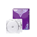 Single-use pair of adhesive chest patches for body tightening and breast enhancement skincare.