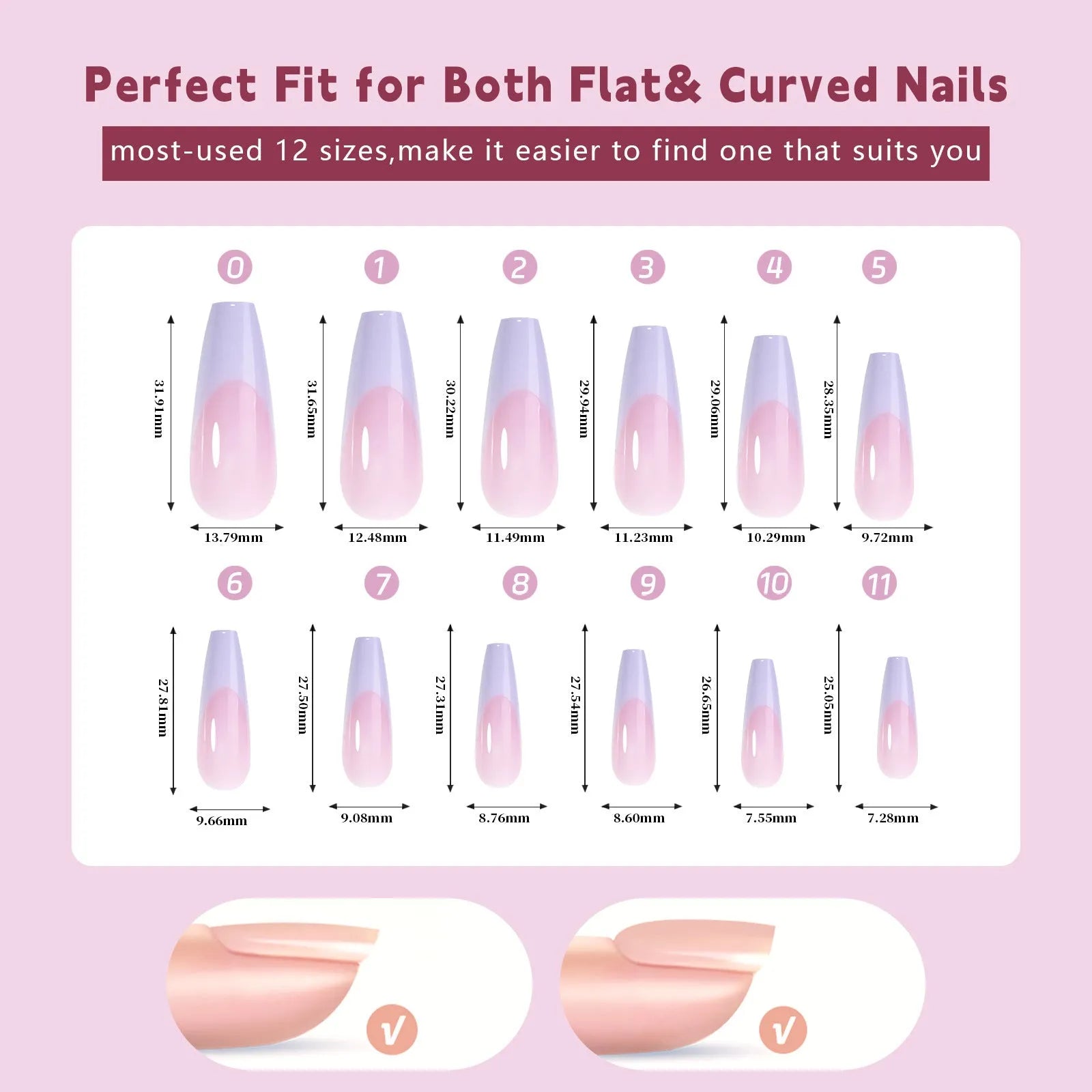 288 French wear armour style nail stickers with seamless removable ultra-thin design
