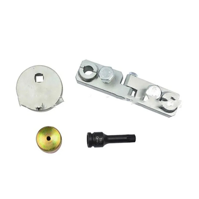 Volvo Land Rover engine timing tool kit with 8 carbon steel pieces for camshaft alignment.
