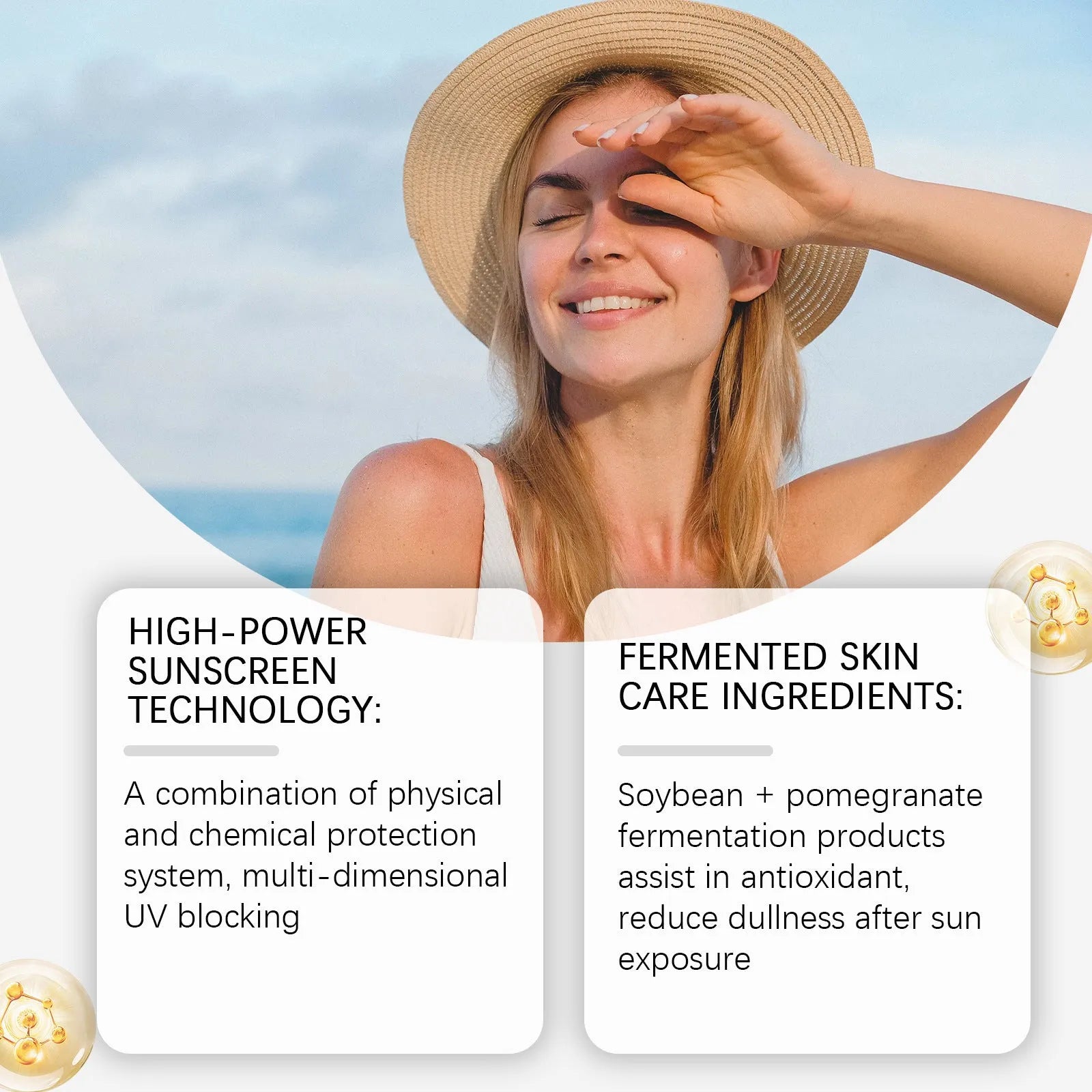 50g tube of Soymilk Protective Cream sunscreen with fermented botanical extracts