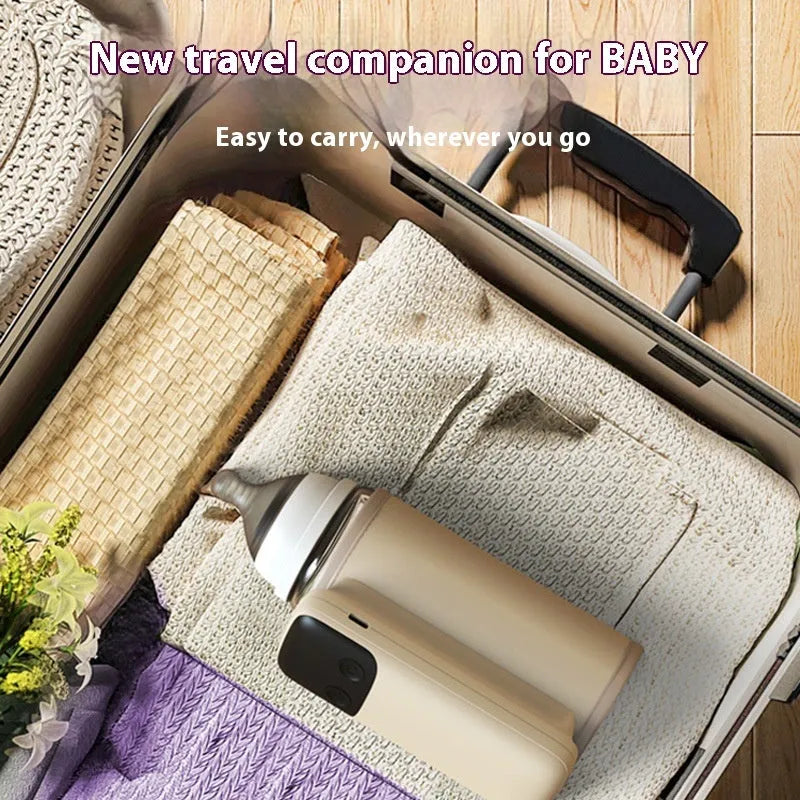 Universal baby bottle insulation cover with heating function and 8000mAh fast-charge battery