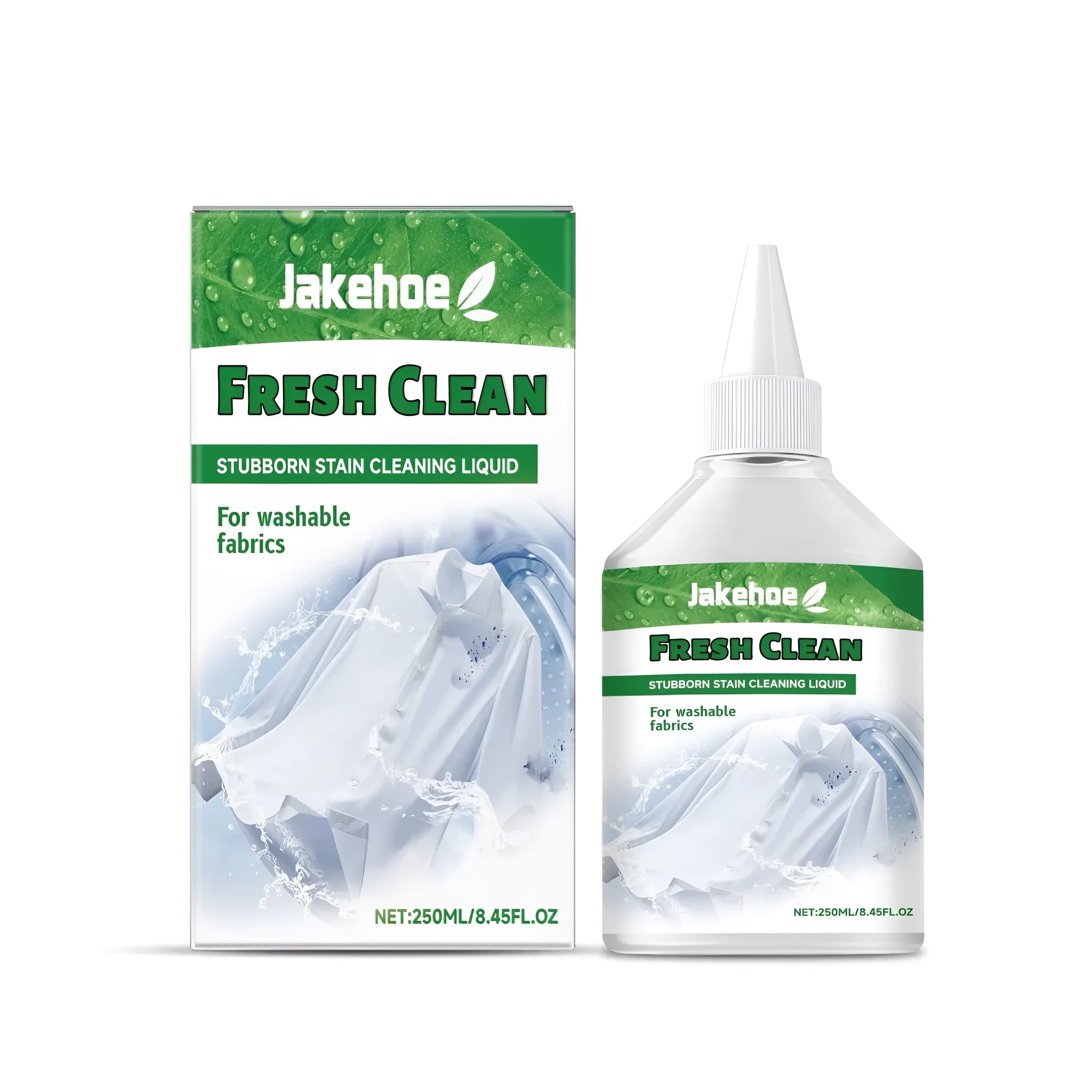 250ml bottle of stubborn stain cleaning liquid laundry detergent with surfactant formula
