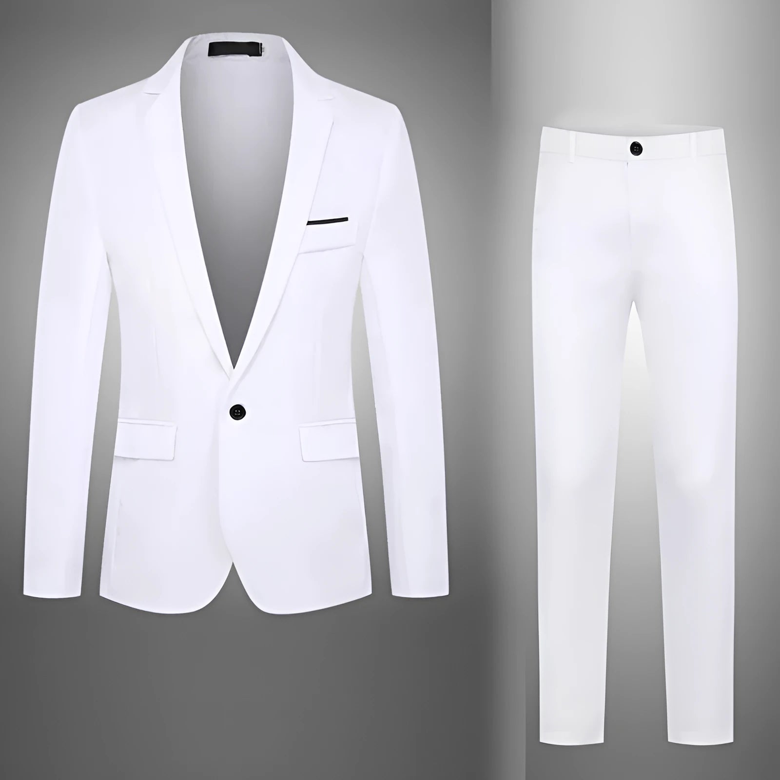 Men's wedding suit tuxedo jacket in acetate fibre with loose fit available in multiple colours