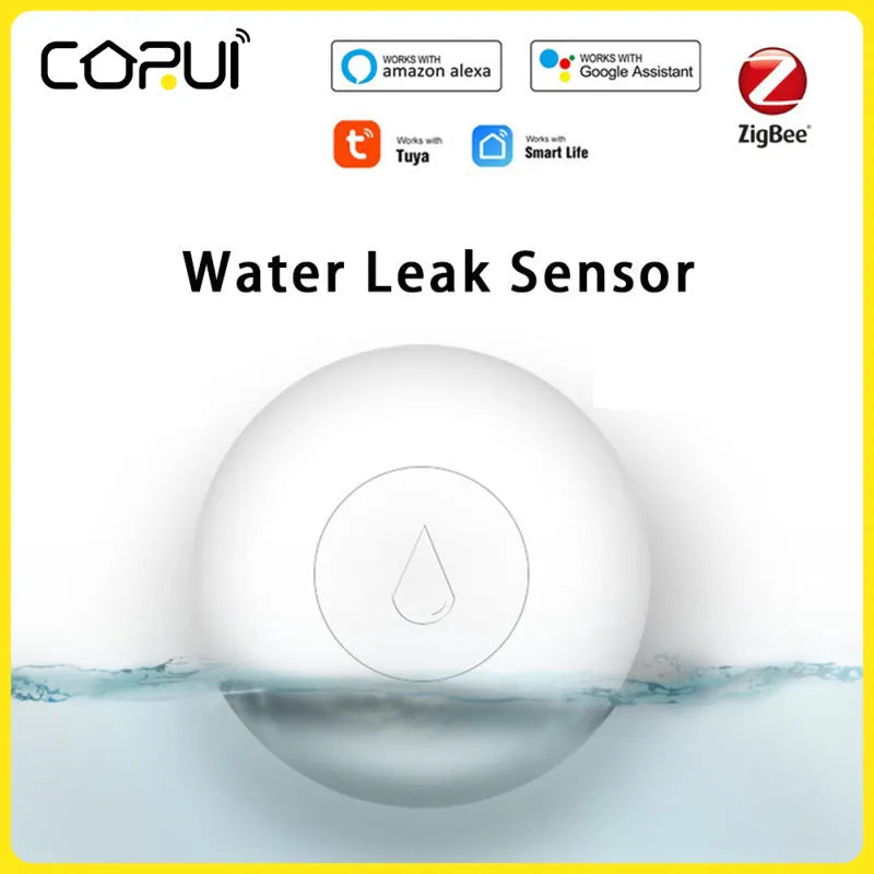 Zigbee wireless water sensor for smart home flood detection with FCC and CE certification