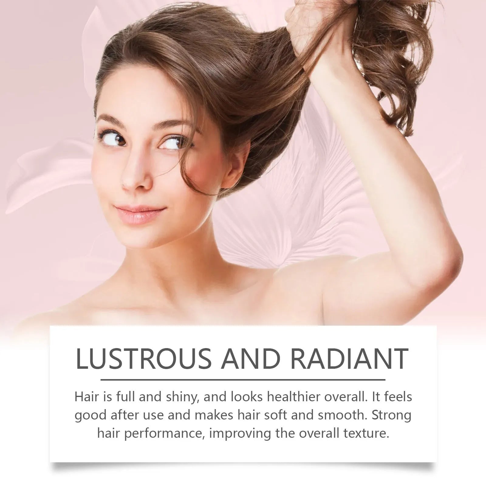 A 5.5cm cube-shaped jar containing 100g of moisturising hair mask with hydrolysed keratin and collagen.