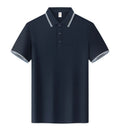 Short sleeve lapel work t-shirt in long-staple cotton available in multiple colours and sizes