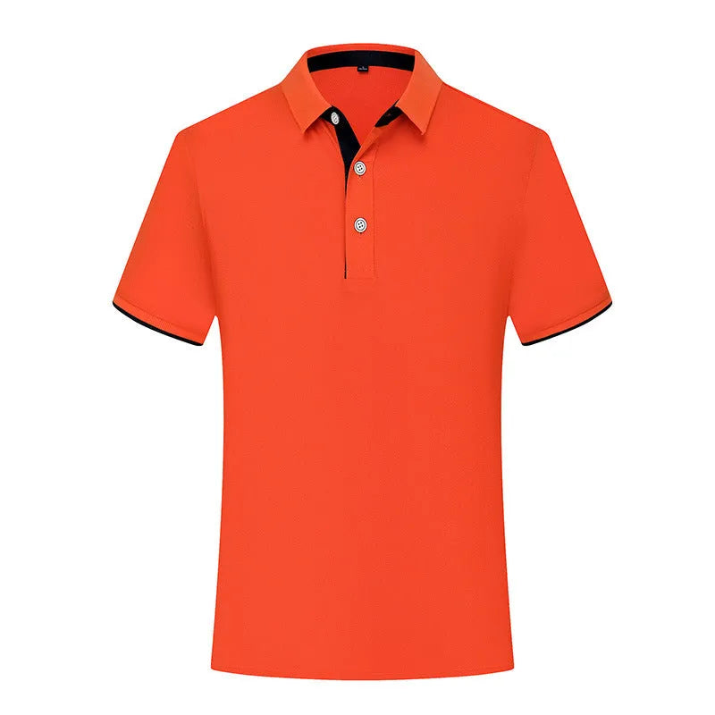 Solid colour polyester fruit waiter T-shirt pullover for men and women in white