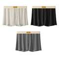 Men's ice silk underwear in multiple colours with loose fit and mid waist design