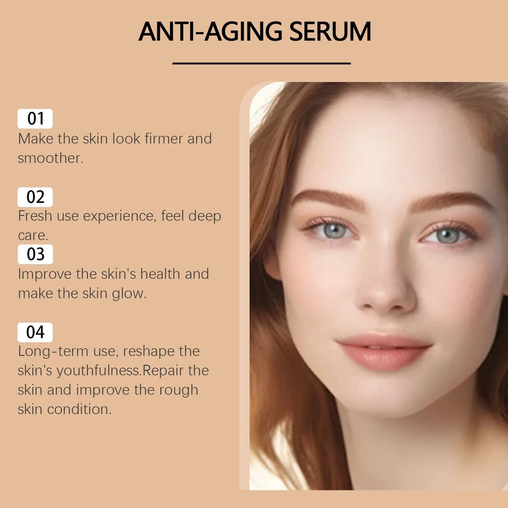 30ml bottle of anti-aging facial essence liquid with hyaluronic acid and bee venom