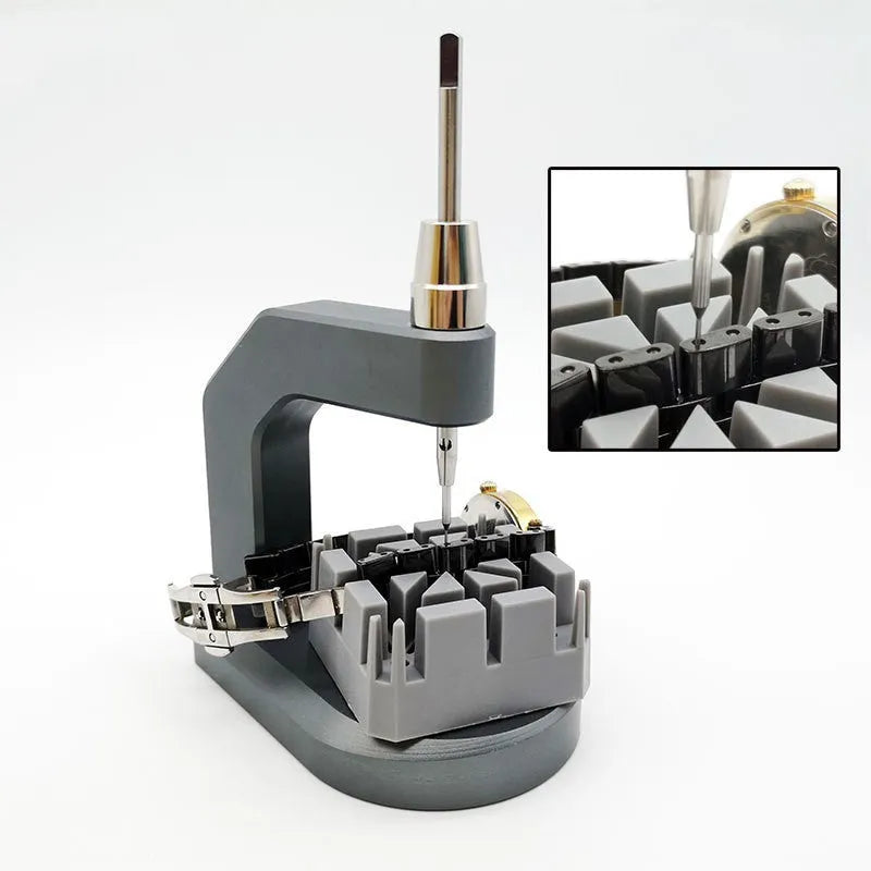 Silver tool steel press strap removal tool with 0.50-1.60mm blade for watch and jewellery repair
