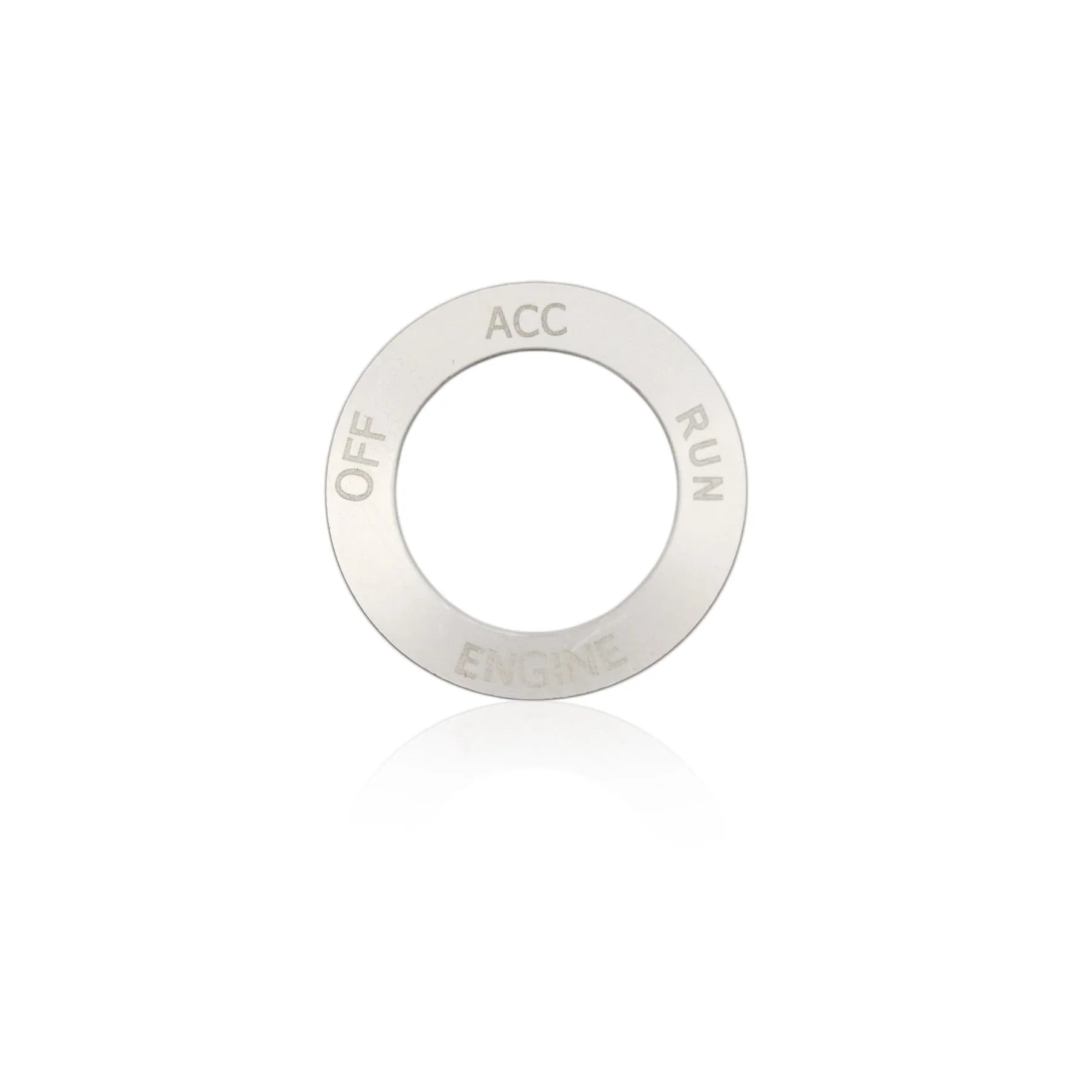 Aluminium alloy air conditioning knob decorative ring for 2015-2022 Dodge Challenger and Jeep Grand Cherokee