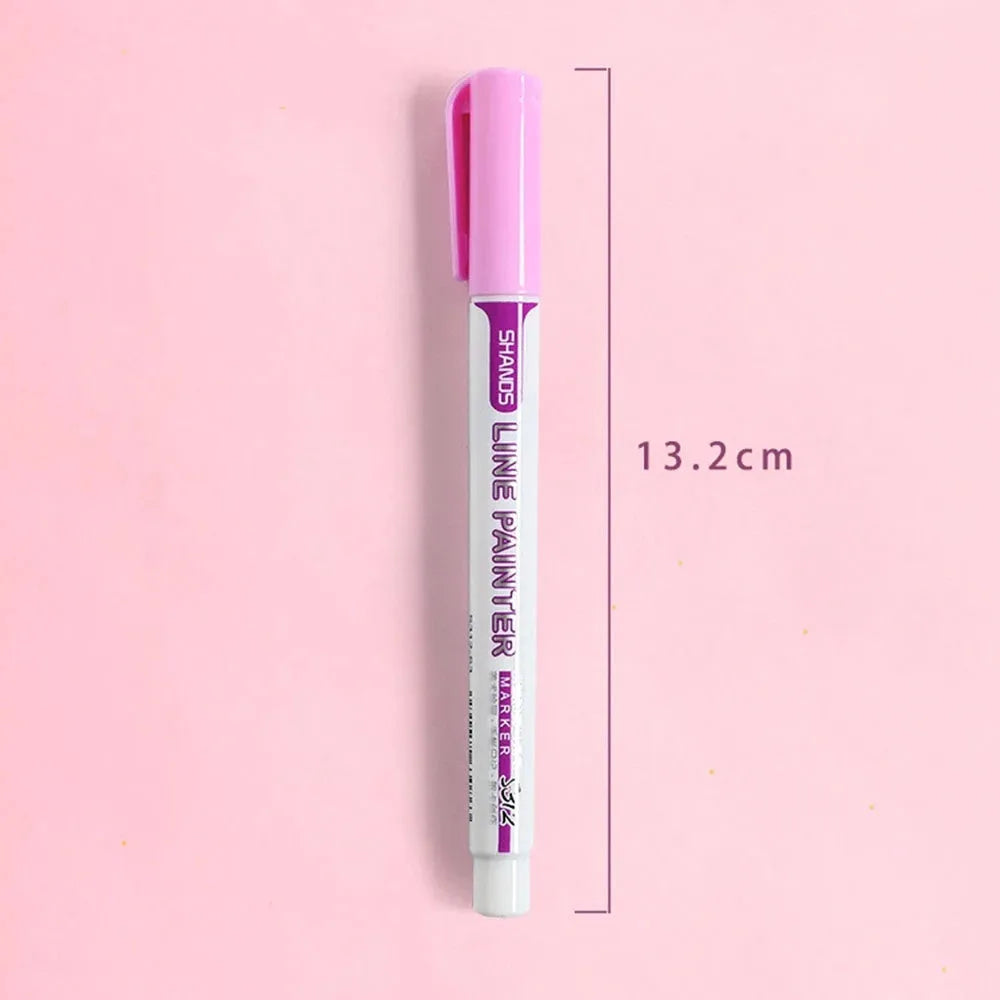 Flash Colour Acrylic Painter Pens in a set, showing fine-tipped nibs, for arts and crafts.