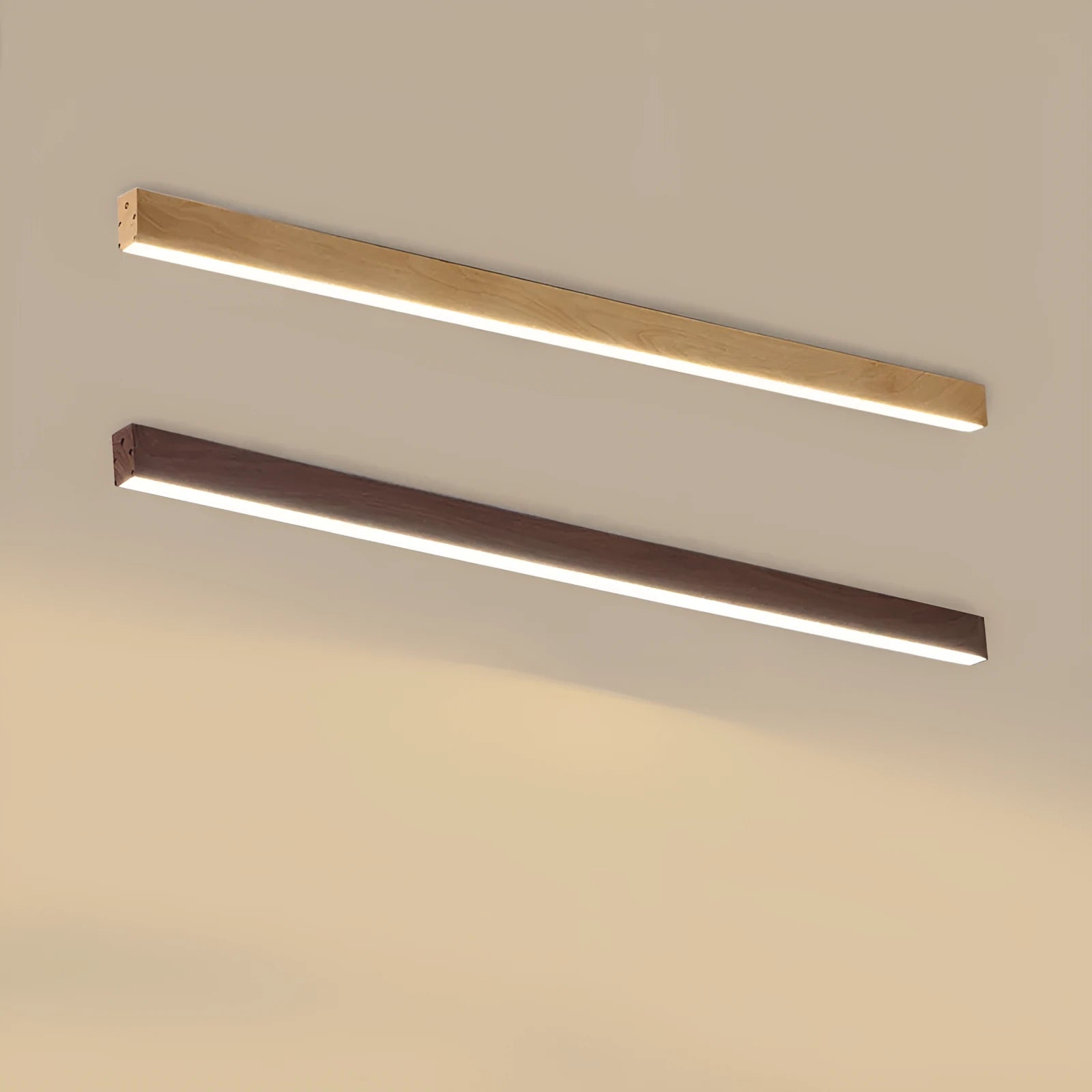 LED linear ceiling lamp iron acrylic shade corridor light remote control tri-colour dimming