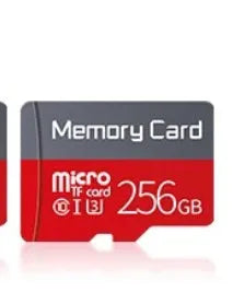 MicroSD memory card with SD adapter for recorder and monitoring device storage expansion