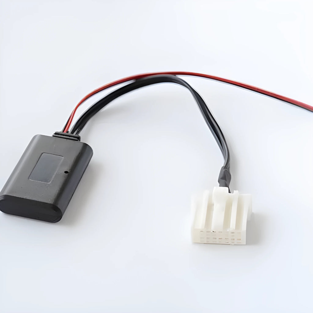 Black Bluetooth audio cable for Mazda vehicles with AUX connection for models from 2006 onwards