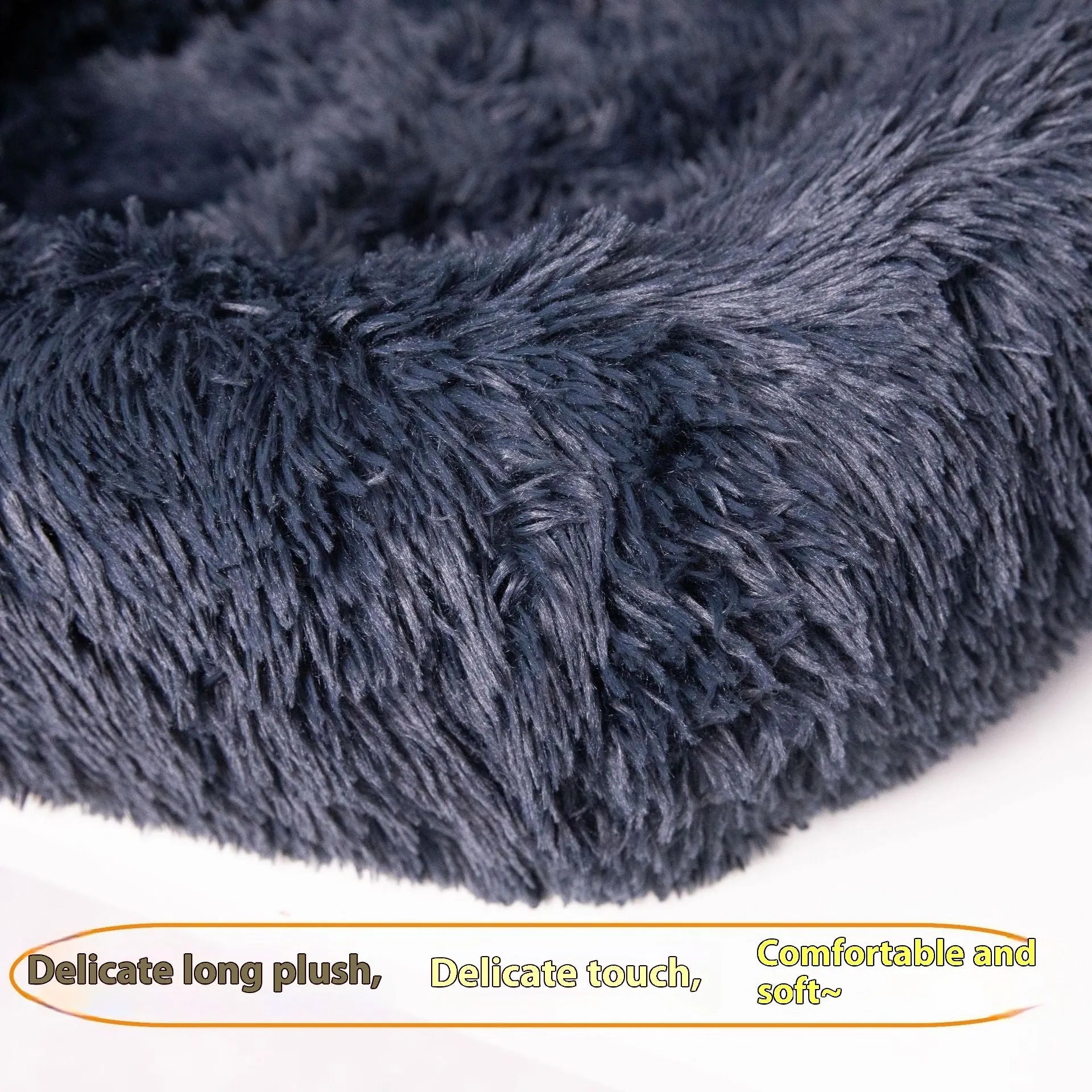 Beige thick cloth pet mat with raised sides on a car seat, showing its size and thermal design.