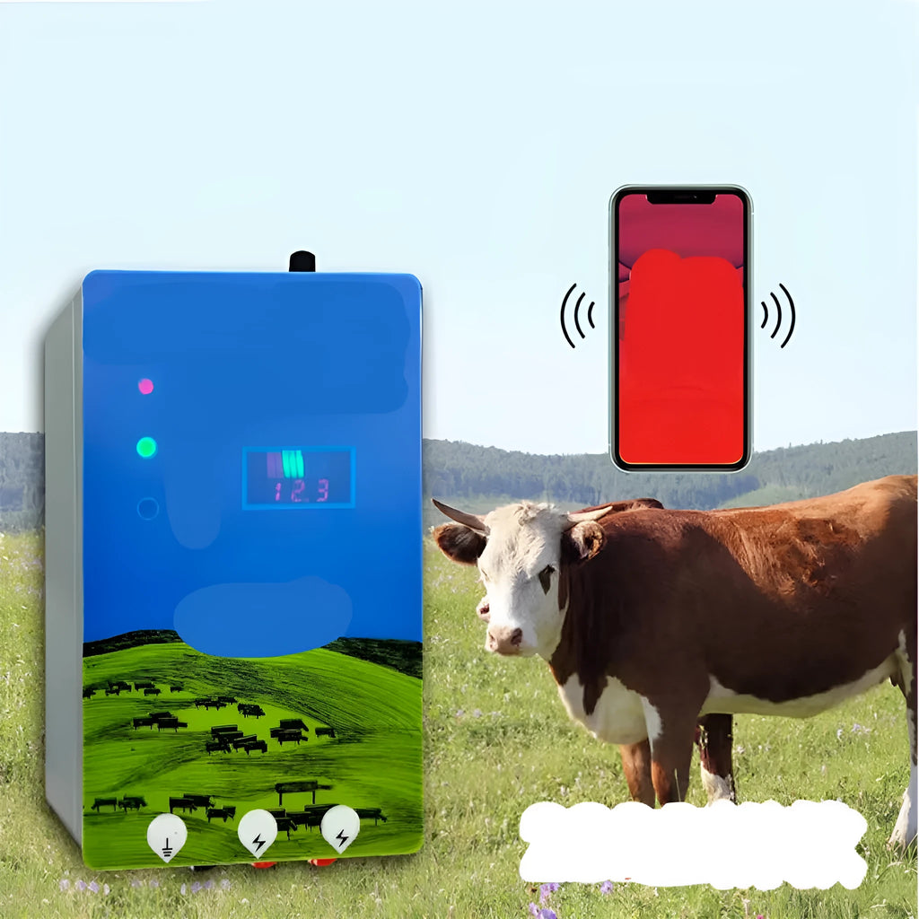Pasture electronic host high voltage pulse breeding grid fence full set with display options