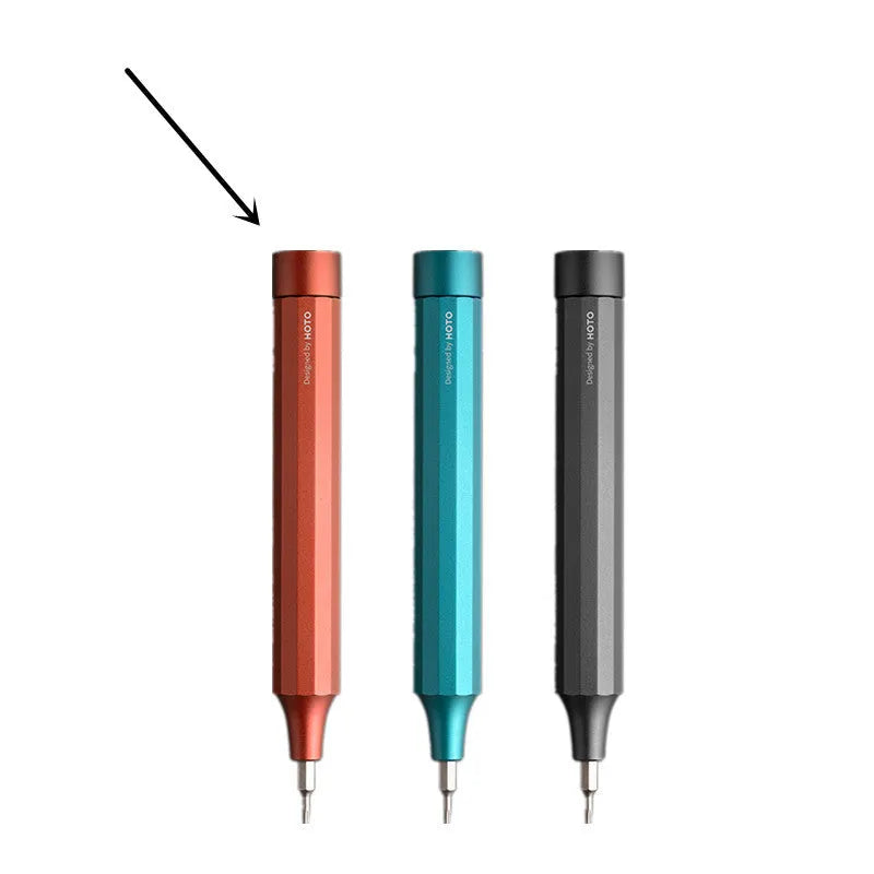 Black, green, and red 24-in-1 repair screwdriver set with magnetic bit storage for electronics disassembly
