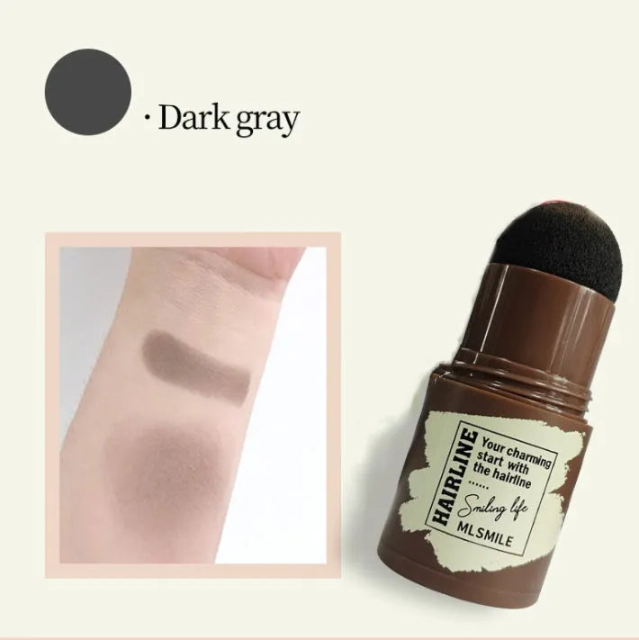 Brow stamp shaping kit with retouching shadow stick and 24 eyebrow cards for natural eyebrow shape