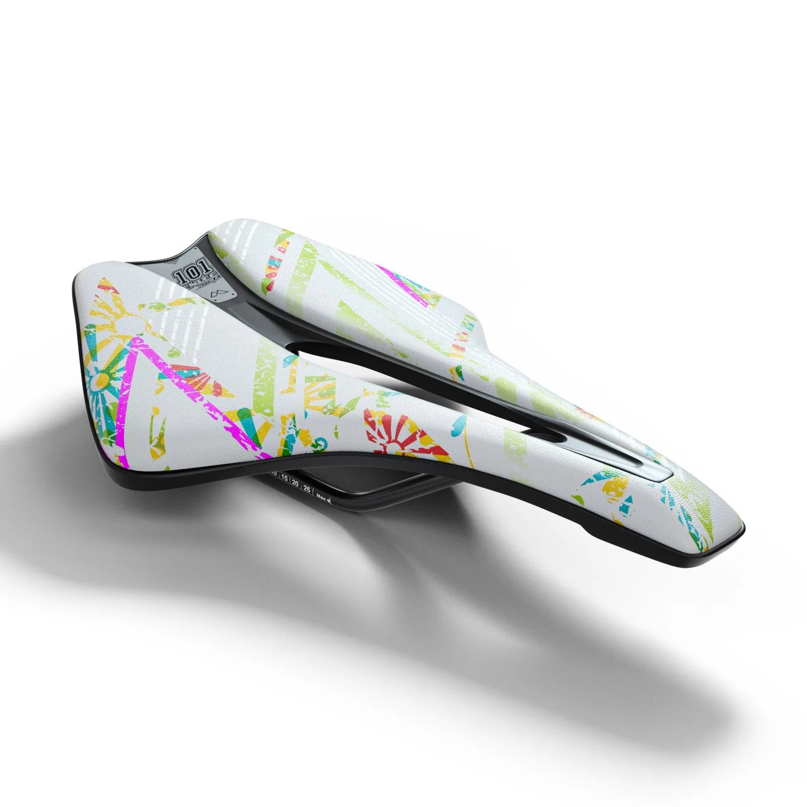 Bicycle seat cushion with ultra-light EVA cushioning and hollow design in multiple colour options