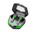 Black N35 wireless in-ear Bluetooth gaming headset with earpieces