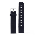 Solid colour silicone replacement watch strap for Garmin Forerunner 245 with straight buckle.