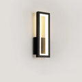 Modern Nordic corridor wall light with PVC lampshade in black, white or gold finish
