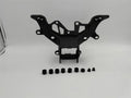 Black aluminium headlight mounting bracket for BMW S1000RR motorcycle 2009-2018