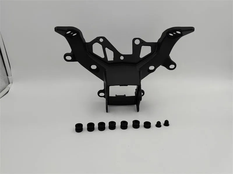 Black aluminium headlight mounting bracket for BMW S1000RR motorcycle 2009-2018