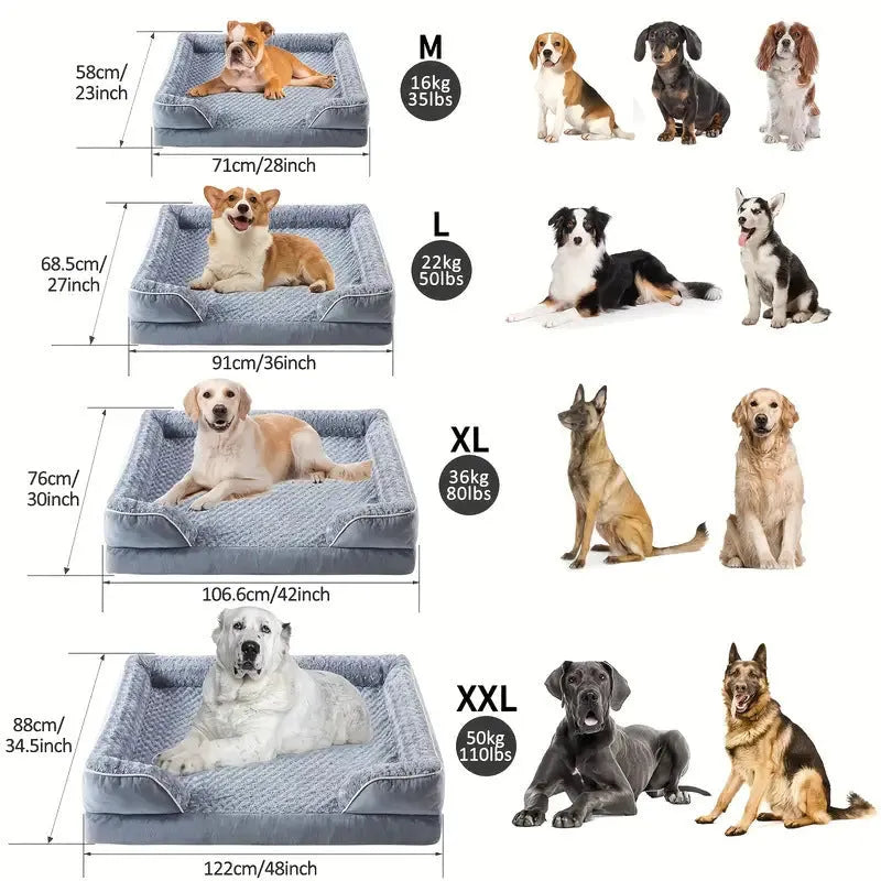 Waterproof fabric dog kennel with removable cover in light grey, dark grey and brown colour options