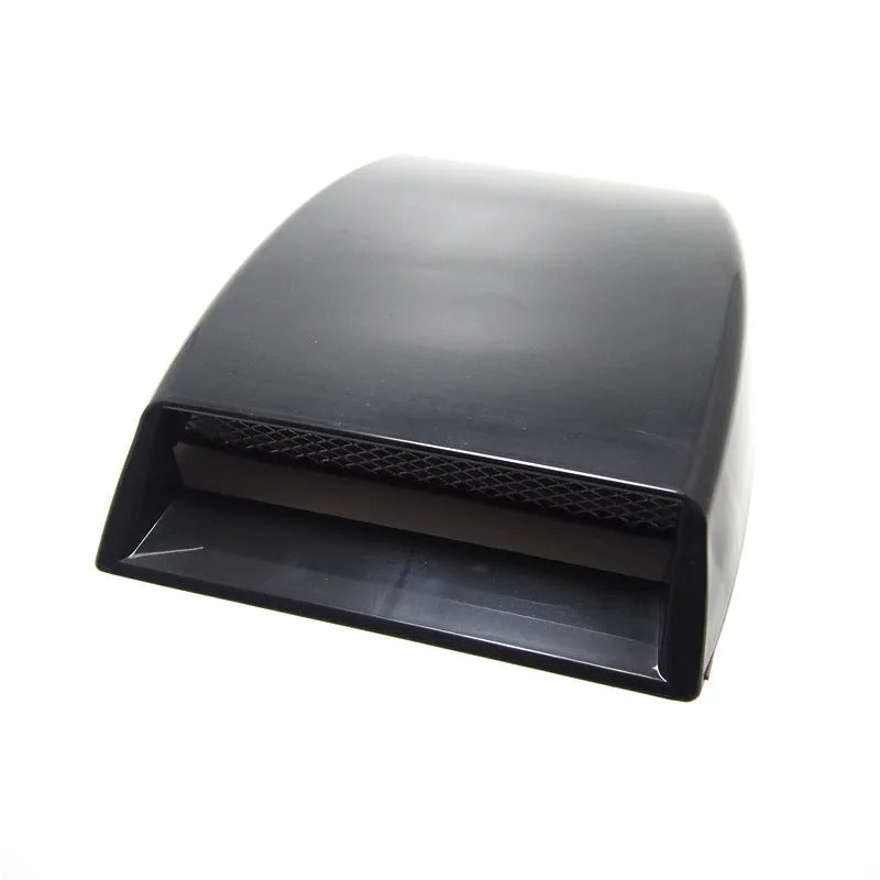 Black ABS plastic car decoration simulation air vent for dashboard styling.