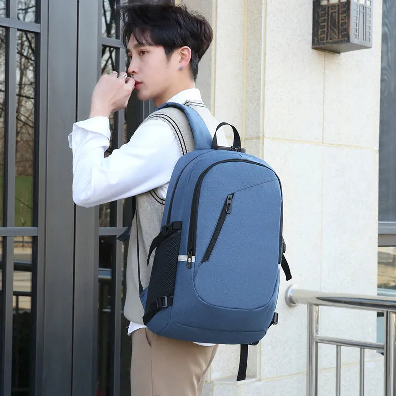 Oxford cloth computer backpack in street trend style with 20-35 litre capacity for leisure travel