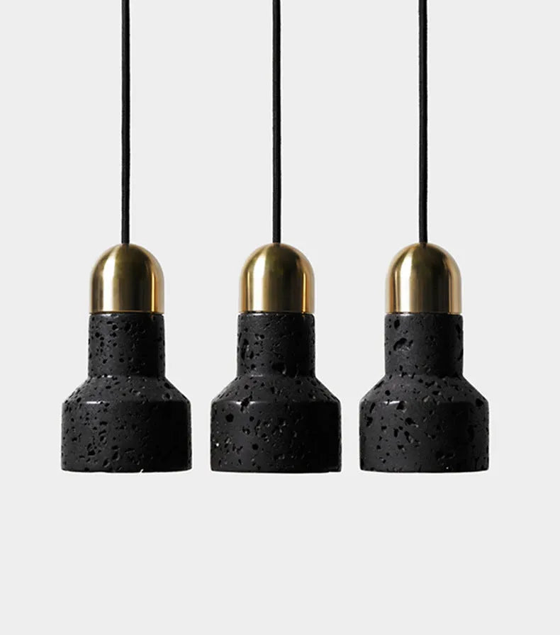 Industrial style iron bar table chandelier with adjustable height in gold or black finish
