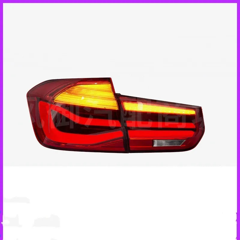 BMW 3 Series modified LED tail light assembly with streamer steering in red or smoked black finish
