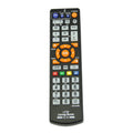 Black L336 learning remote control showing button layout and 20cm length