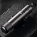 Gun grey aluminium alloy car emergency hammer with seatbelt cutter and glass breaker, 87mm length
