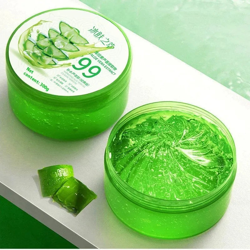 Aloe Vera Gel 300g skincare moisturising product in emulsion-gel formula for facial hydration