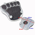 Metal motorcycle scooter brake pedal skid plate replacement footplate