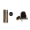 Men's waterproof beard and eyebrow filler pencil in black and dark brown options