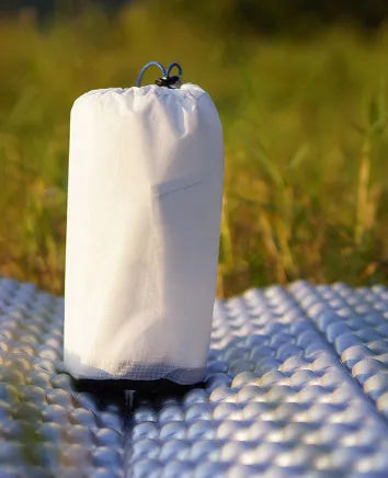 Outdoor climbing sleeping bag cover with mummy structure and dirt-proof construction
