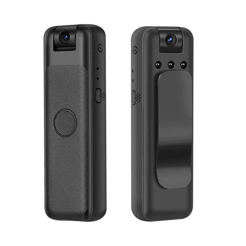Black back splint surveillance camera with Type-C port and WIFI connectivity