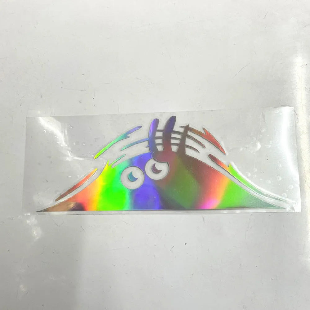 Self adhesive body sticker measuring 19cm by 7cm showing strong adhesion on skin