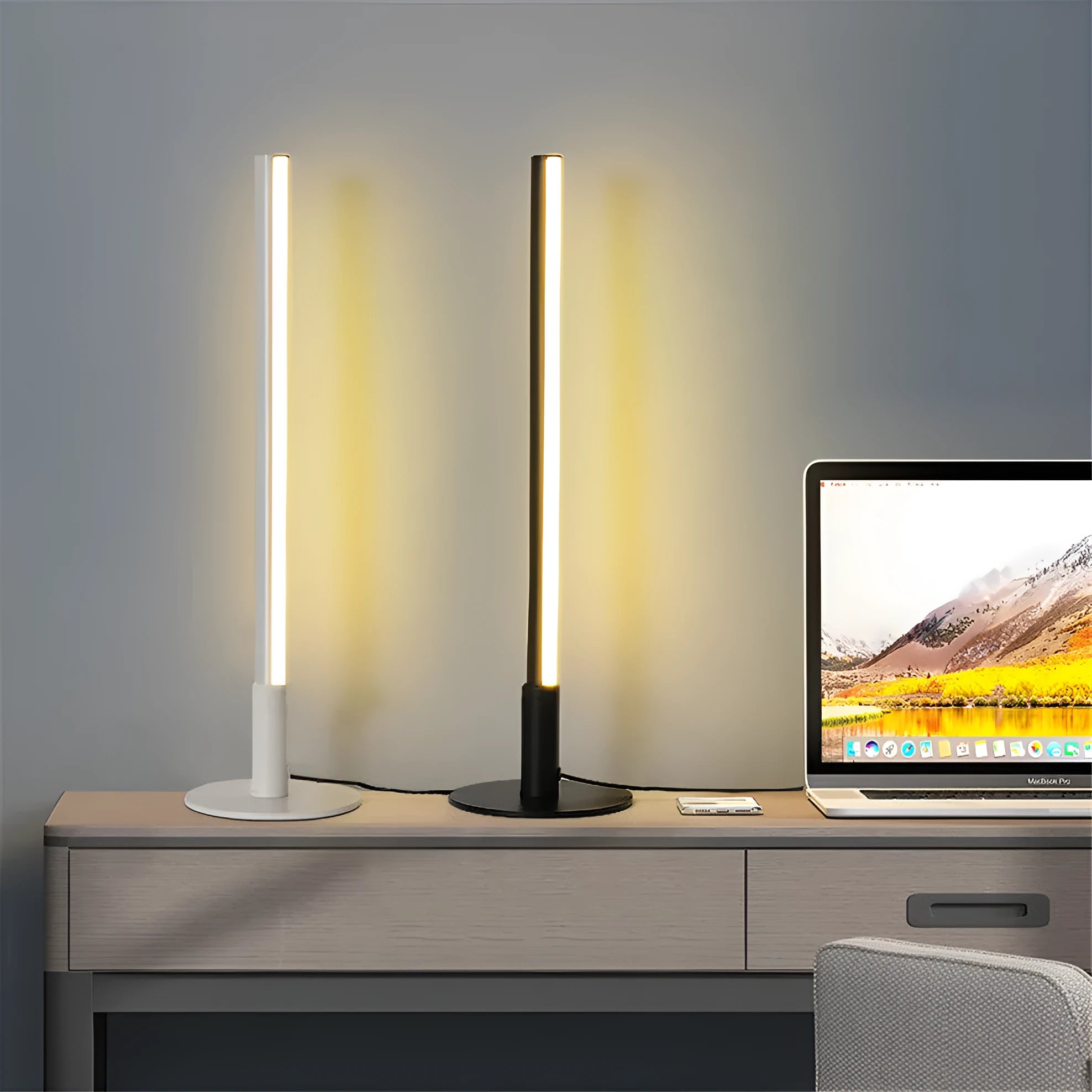 Black retro aluminium atmosphere lamp with LED lighting for 5-10m² room coverage