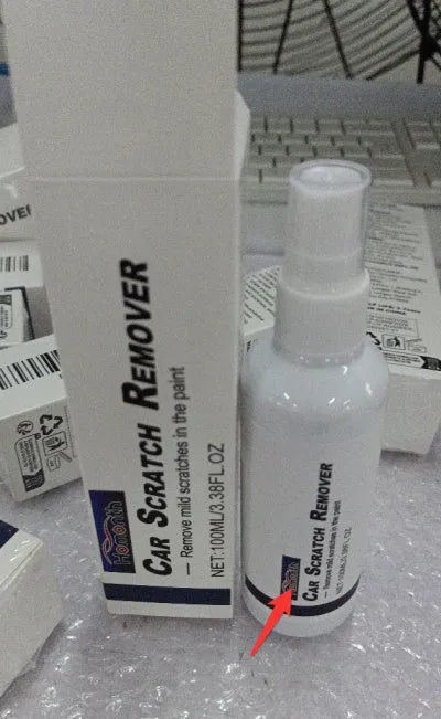 Car scratch repair spray bottle for paint surface scratch removal in 30ml, 50ml or 100ml capacities