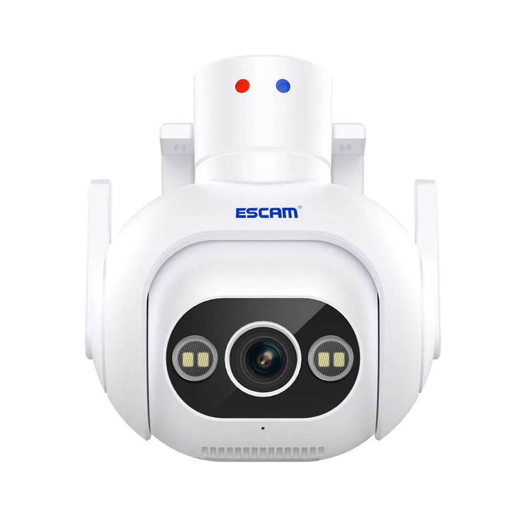 Smart colour night vision H265 security camera with 4MP resolution in plastic housing