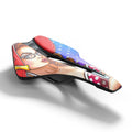Bicycle seat cushion with ultra-light EVA cushioning and hollow design in multiple colour options