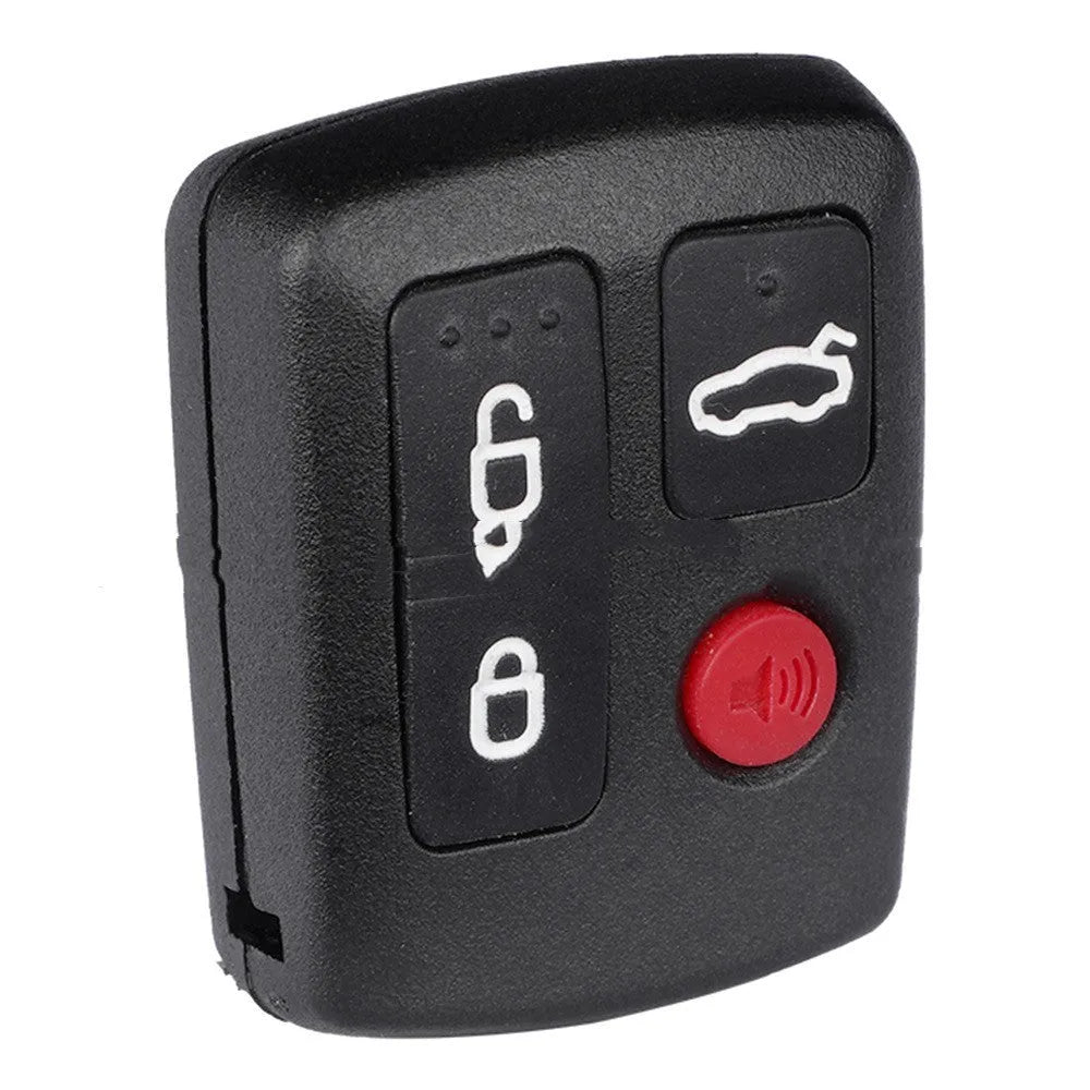 Ford car remote key replacement shell in ABS plastic, showing 2+1 and 3+1 button layout options.