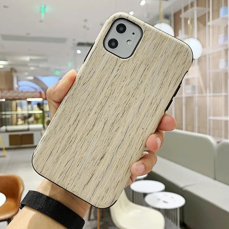 Wooden iPhone back cover case in Rosewood, Teak, Walnut or Black Rose bamboo for iPhone 11 Pro, X, 8 models